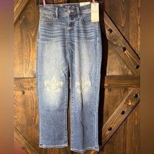 Miss Me Mid-Rise Slim Wide Leg Jeans – Size 24 (NWT)